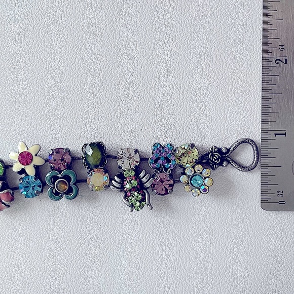 Vintage charm linked bracelet - Picture 12 of 12